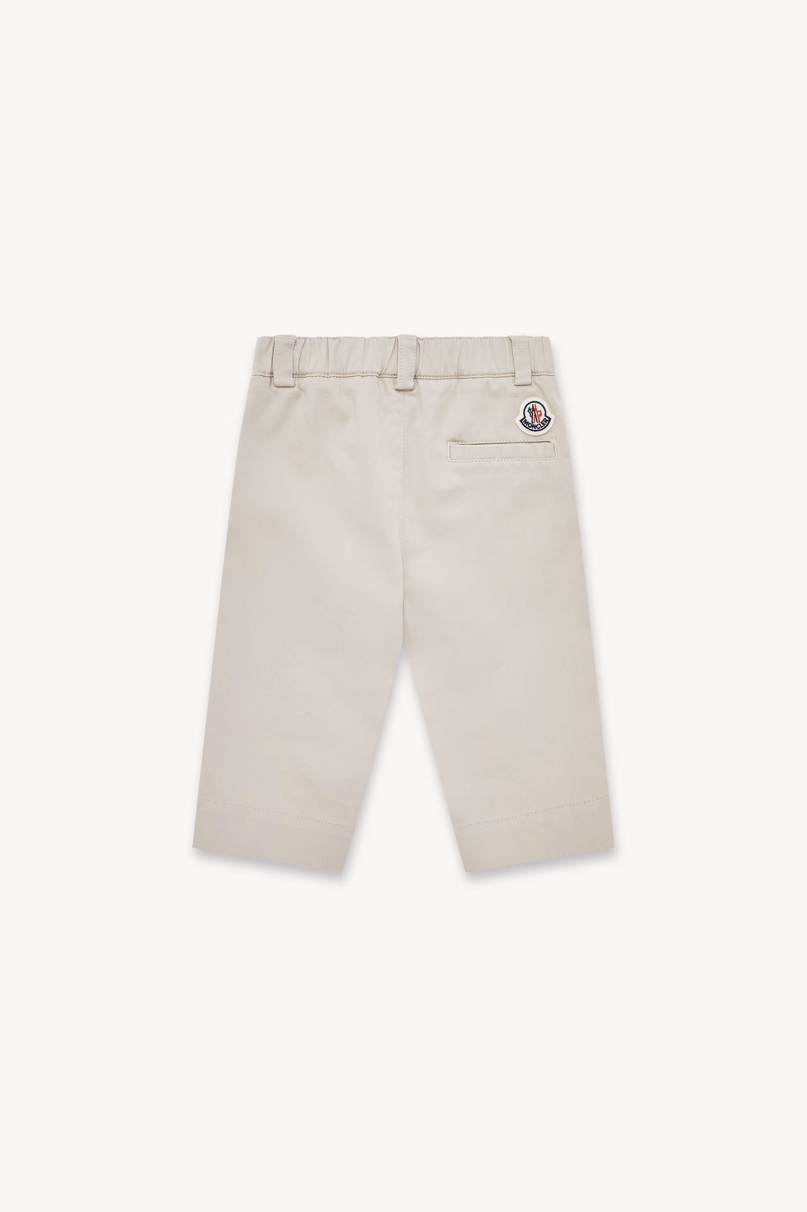 Cotton Gabardine Pants Boy Light Beige Moncler 3